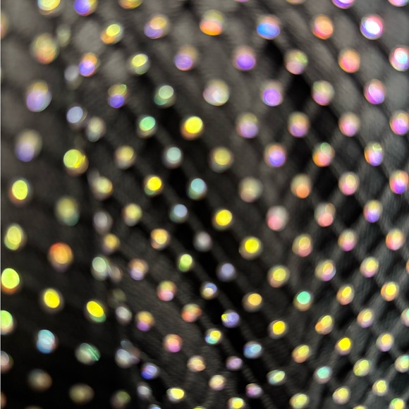 Haute Monde Black Dress with Rhinestones - Picture 2 of 2